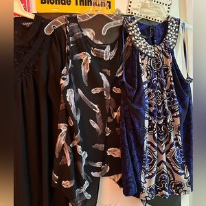 3x1 tops from Express and INC